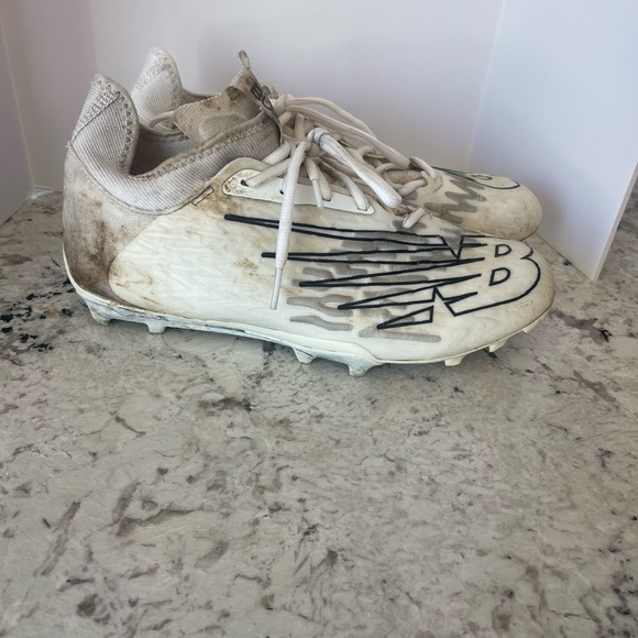 Under Armour Other - New Balance Burn X3 Men's Lacrosse Cleats in White Size 8.5